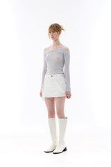 MANON OFF-SHOULDER SET / SKY BLUE