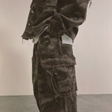 grunge camouflage cargo pants_khaki