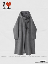 standard wool hooded long coat
