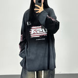USA dirty painting long sleeve