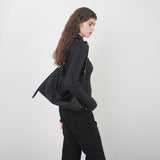 [Haesu Collaboration] Contour Belted Bag (Nylon Black)