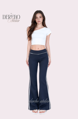 Cony Fit Flare Banding Casual Pants