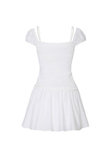 WENDY RIBBON DRESS white