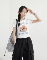 Teddy cropped T-shirt