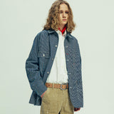 xauヒッコリーチョアジャケット navy stripe