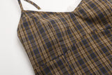 Tavi Classic Check Crop Top