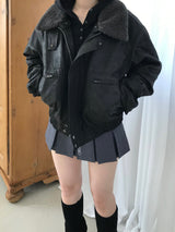 Crack Leather Mustang Jacket (2 colors)