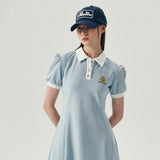 Puff Flared PK One-Piece (Sky Blue)