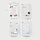 oab pvc pouch / photo card clear pocket