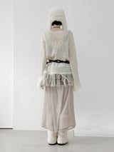 Lynch Fringe V-Neck Knit