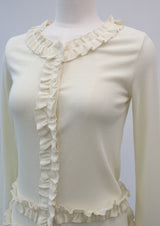 lady frill cardigan 