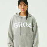 [UNISEX]GROA フラワーロゴ パーカー