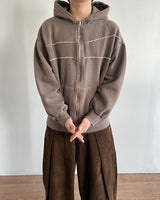 Bear Pigment Winter Hood Zip-Up