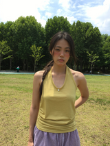 Rose Emblem Halterneck Sleeveless (8color)