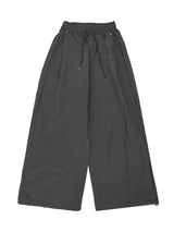 [unisex] pintuck rivet nylon pants (2color)