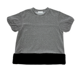 グウェンベルベットドットファーハーフTシャツ（2c）