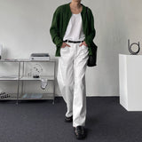 OWN リーフ 長袖ニット ジップアップ（3色）