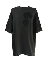 [unisex]フラワープリントオーバーフィット半袖Tシャツ (3color)