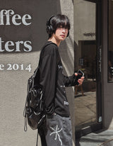 スティールサマーレタリングロングスリーブ