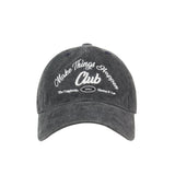 MAKE HAPPEN CLUB PIGMENT BALL CAP / CHARCOAL
