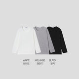 [HFORUS MADE]Forus Knitted pleats U - kneck long sleeves