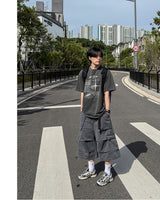 ラビン7パートカーゴバミューダパンツ