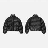 [F/W][CROP FIT] レザークロップパッド