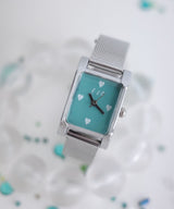 Bubble Heart Watch (Apple Mint)