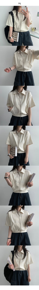 [H&L] ザチャムVネックカラーT