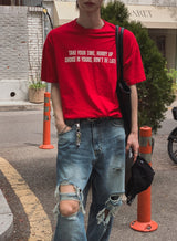 ポイトレタリング半袖Tシャツ