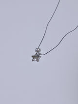 All surgical steel shooting star necklace