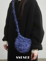 Hairy Mini Bag - Blue