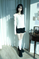 Soft Off-Shoulder Knitwear (2color)