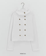 Sitka Cotton Double Collar Cardigan