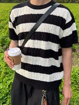 ヘリンボーンステッチバミューダショーツ (3 Colors)