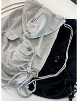 [MD PICK] bear hood backpack (2color)