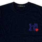DOT HOLY LOGO SLIM FIT SHORT SLEEVE TEE_BLACK&NAVY