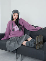 STAR BUTTON KNIT - PINK
