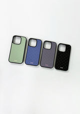 【MADE】Mini Dot Transform teal iPhone case [Glossy Glass/Magsafe]