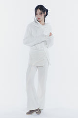 アンフーディーカーディガン ivory