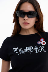ミスティックタイプロゴTシャツ [Black]