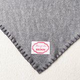 Wool Stitch Hair Scarf_Grey