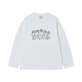 25SS DANCING BEAR LONG SLEEVE T-SHIRT WHITE
