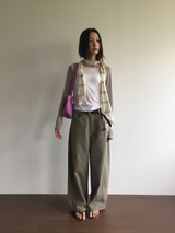 [SET]ミュート カーブドパンツ ＋ ベルト