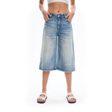 Wide Leg Cropped Jeans
