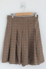 Rib Vintage Check Skirt