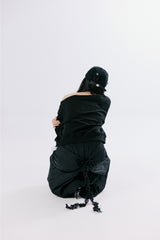 Lace wrap skirt [BLACK]