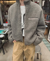 フォグハイネックジッパーフリースジャケット