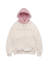 UNISEX フェイクファーフード付きアイボリー (FCE4TS658M)