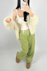 (SOFT-FIT♥) 5 COLORS マイフォームソフトデイリールーズフィットニットカーディガン